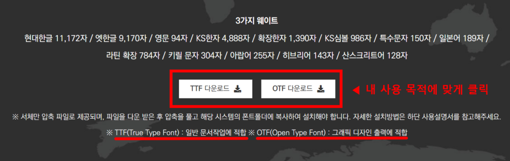 KOPUB 돋움체 바탕체 KoPubWorld Bold Medium Light 다운로드 (+ 코펍 폰트) 2 image 42