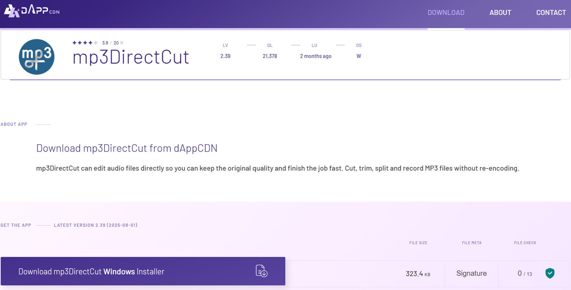 MP3 Direct Cut