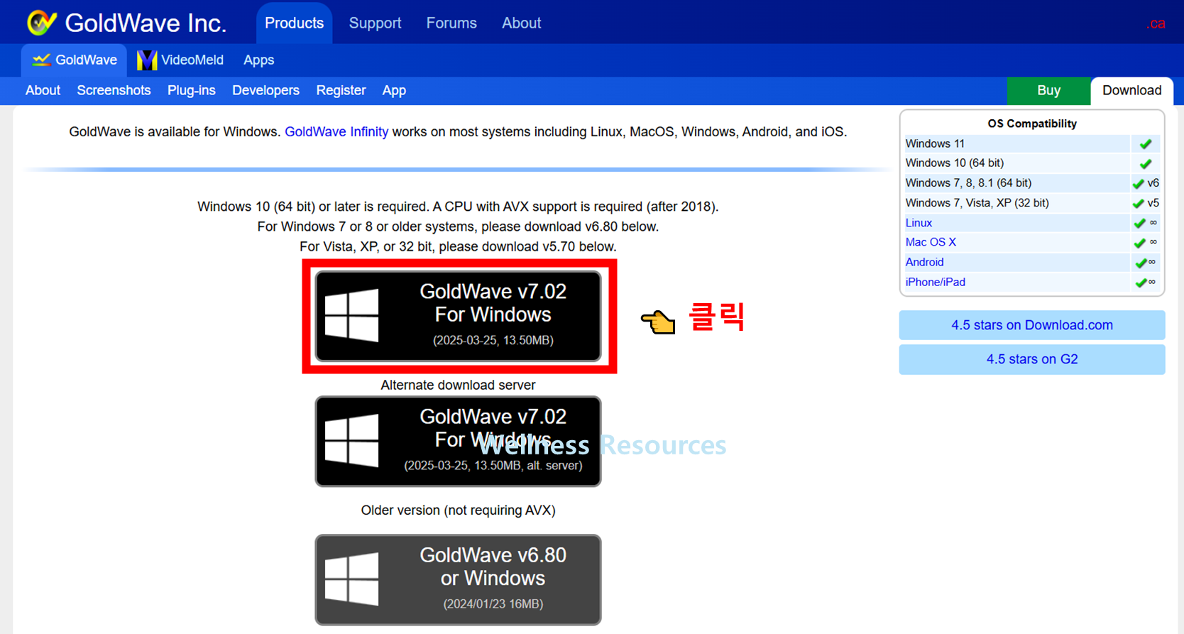 골드웨이브
Goldwave