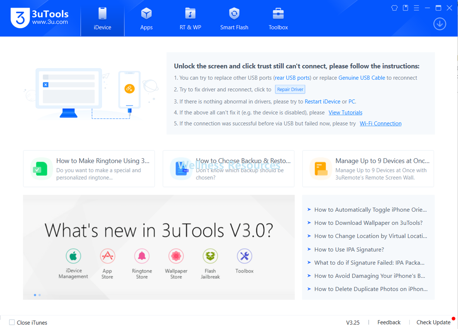 아이패드 배터리
3uTools