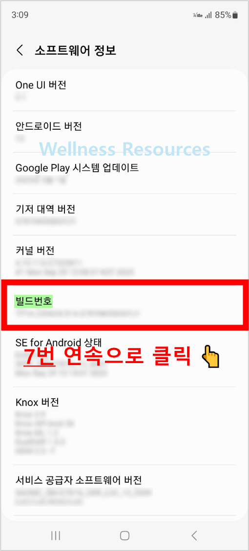갤럭시 개발자옵션