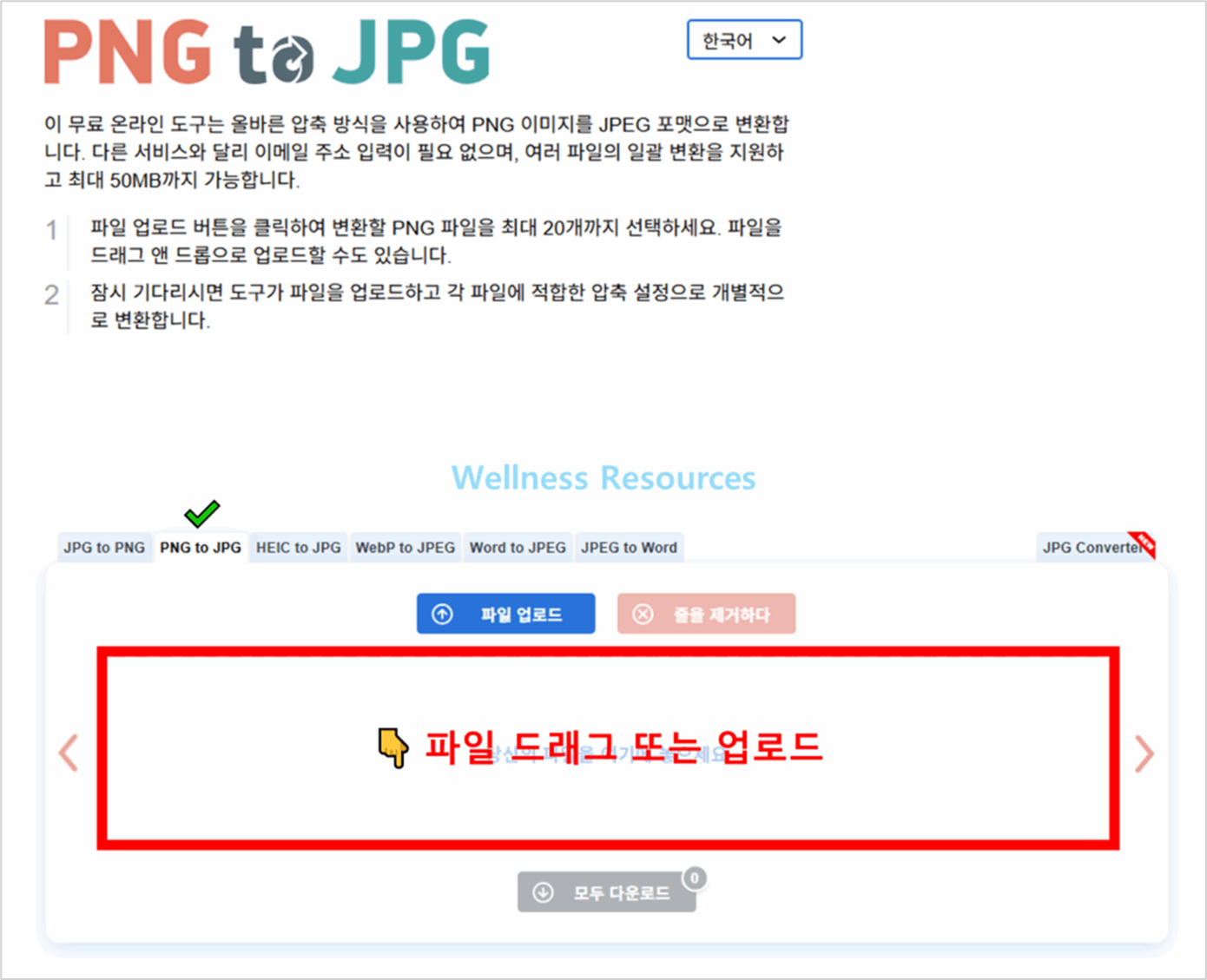 PNG JPG 변환