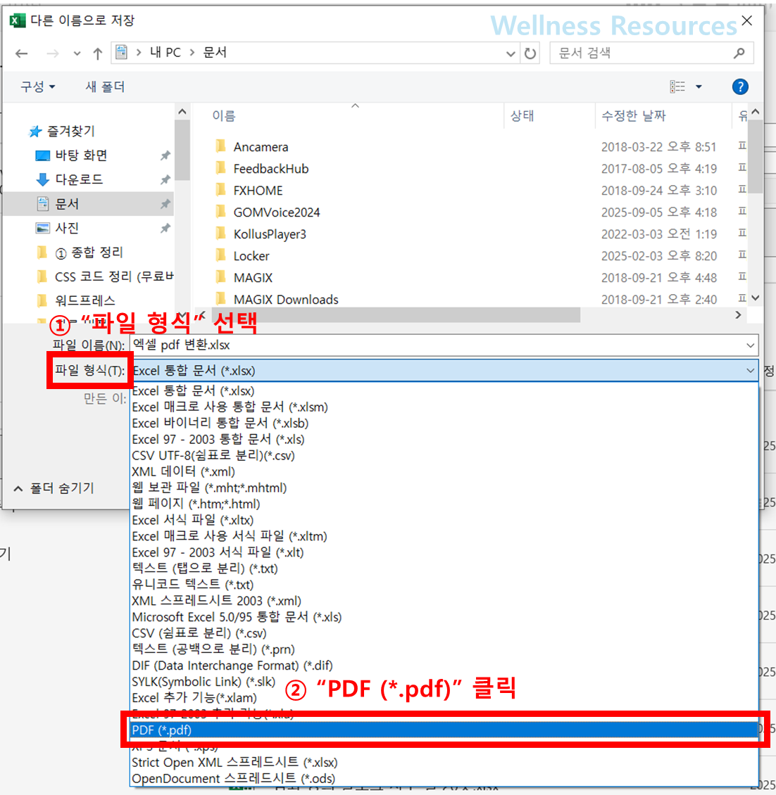 엑셀 PDF