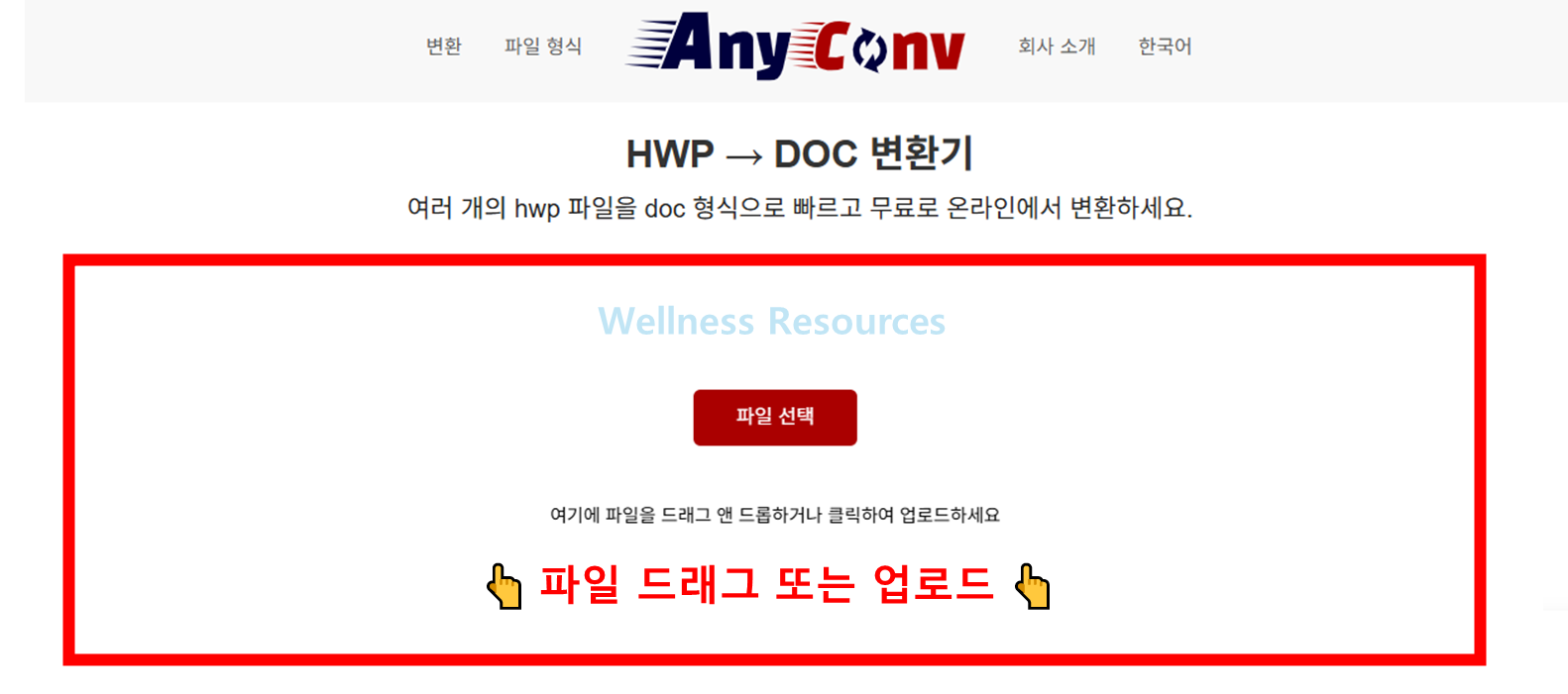 한글 워드 변환 hwp word (+ HwpConverter 및 AnyConv 활용하기) 3 한글 워드 변환
HwpConverter
AnyConv