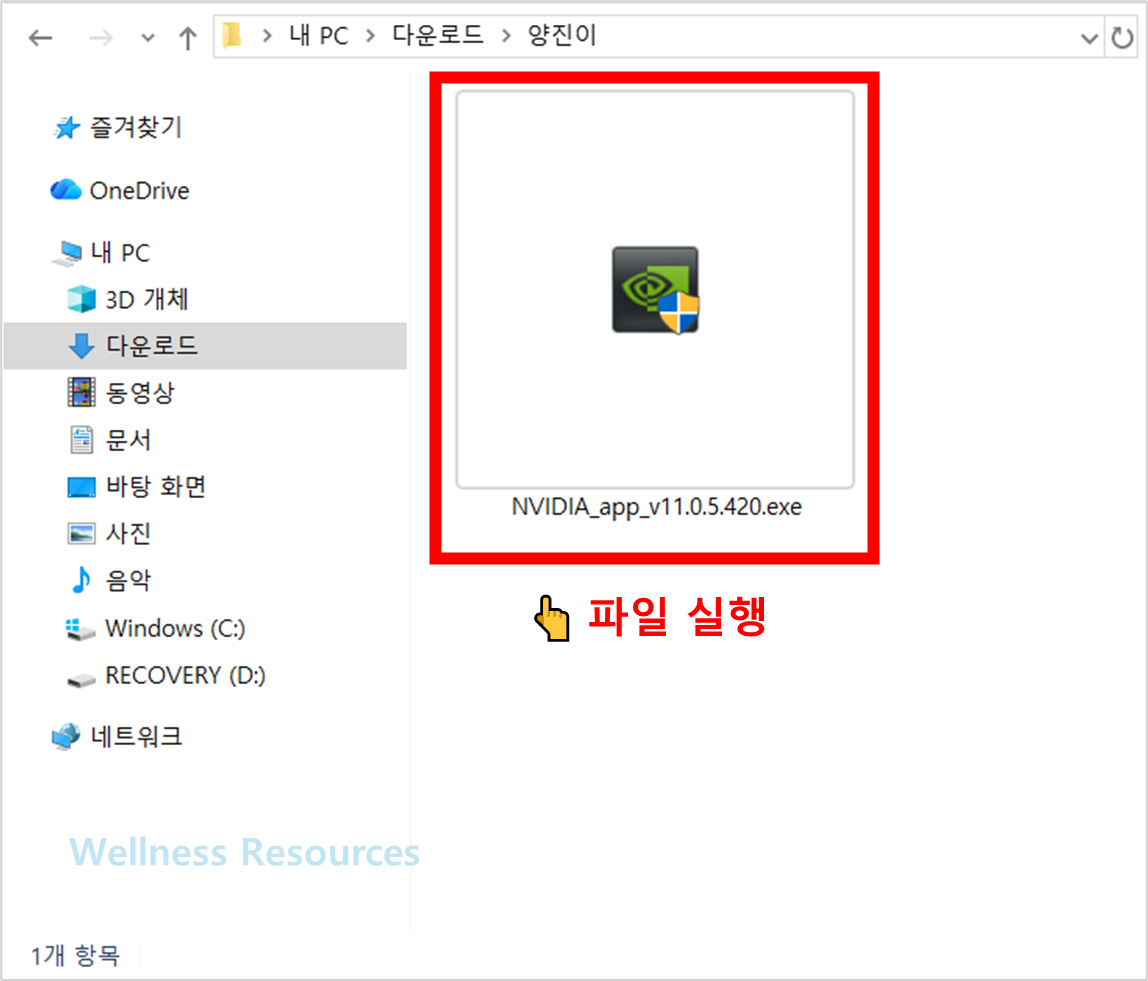 NVIDIA APP
엔비디아 앱