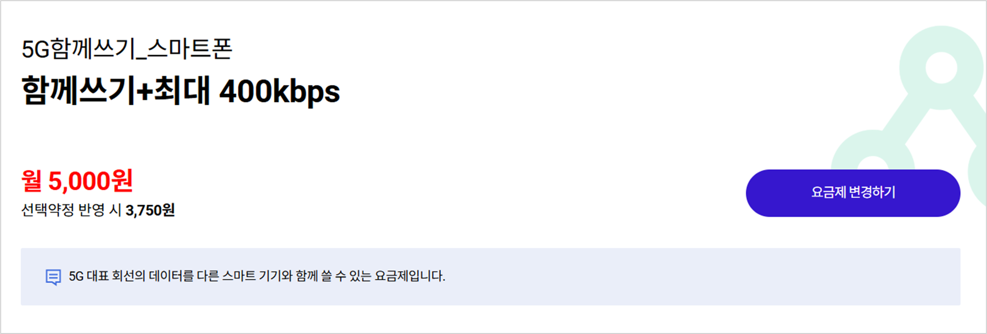 SKT 데이터 쉐어링