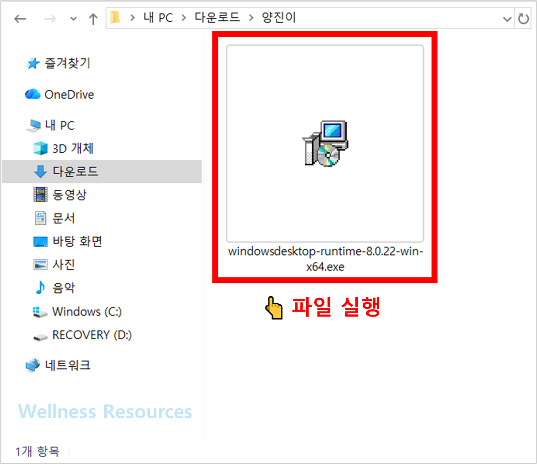 .NET 데스크톱 런타임
.NET Desktop Runtime