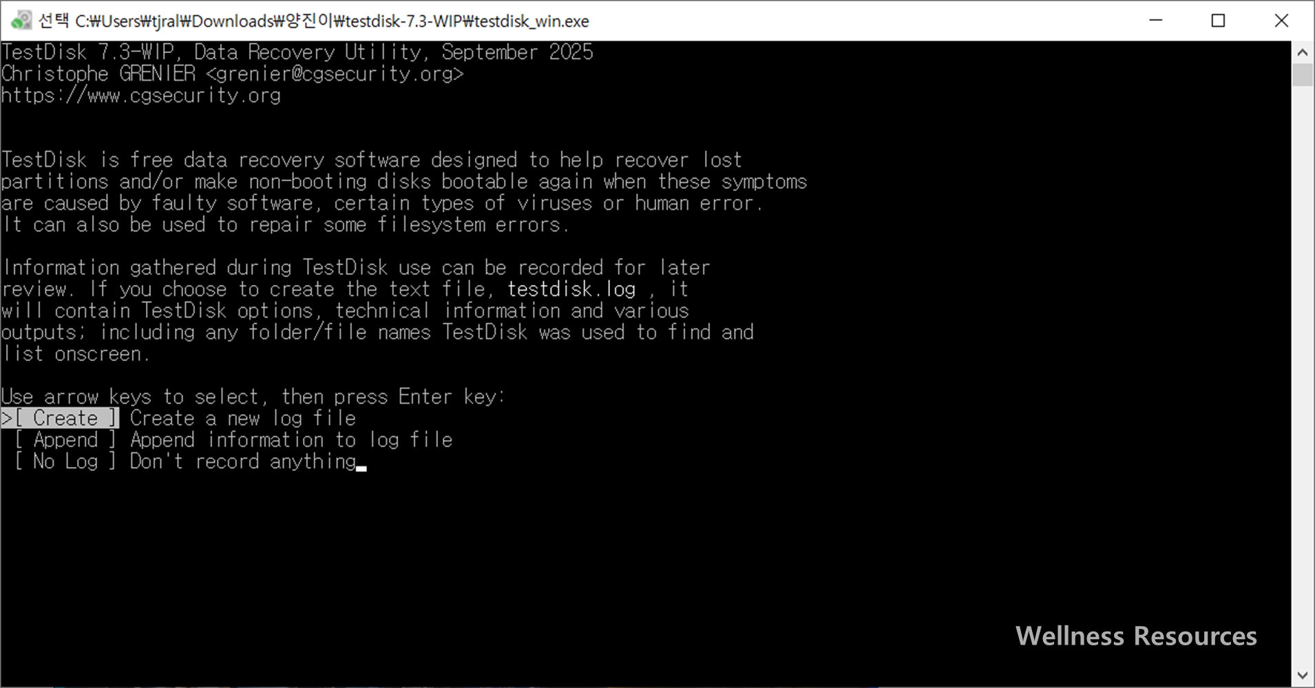 TestDisk
테스트디스크