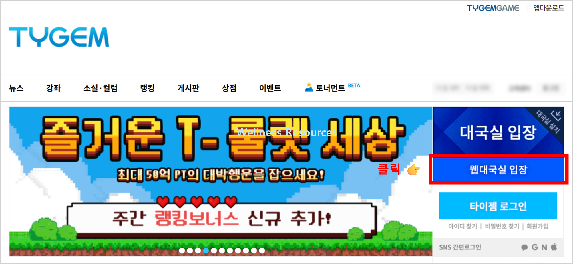 타이젬
TYGEM
타이젬 바둑
TYGEM 바둑