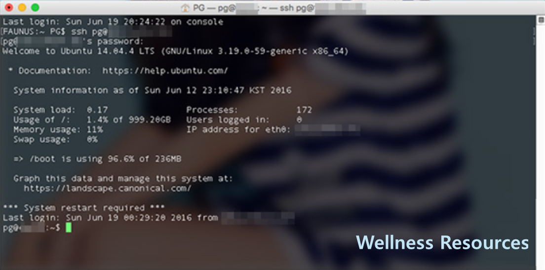 우분투
boot is using