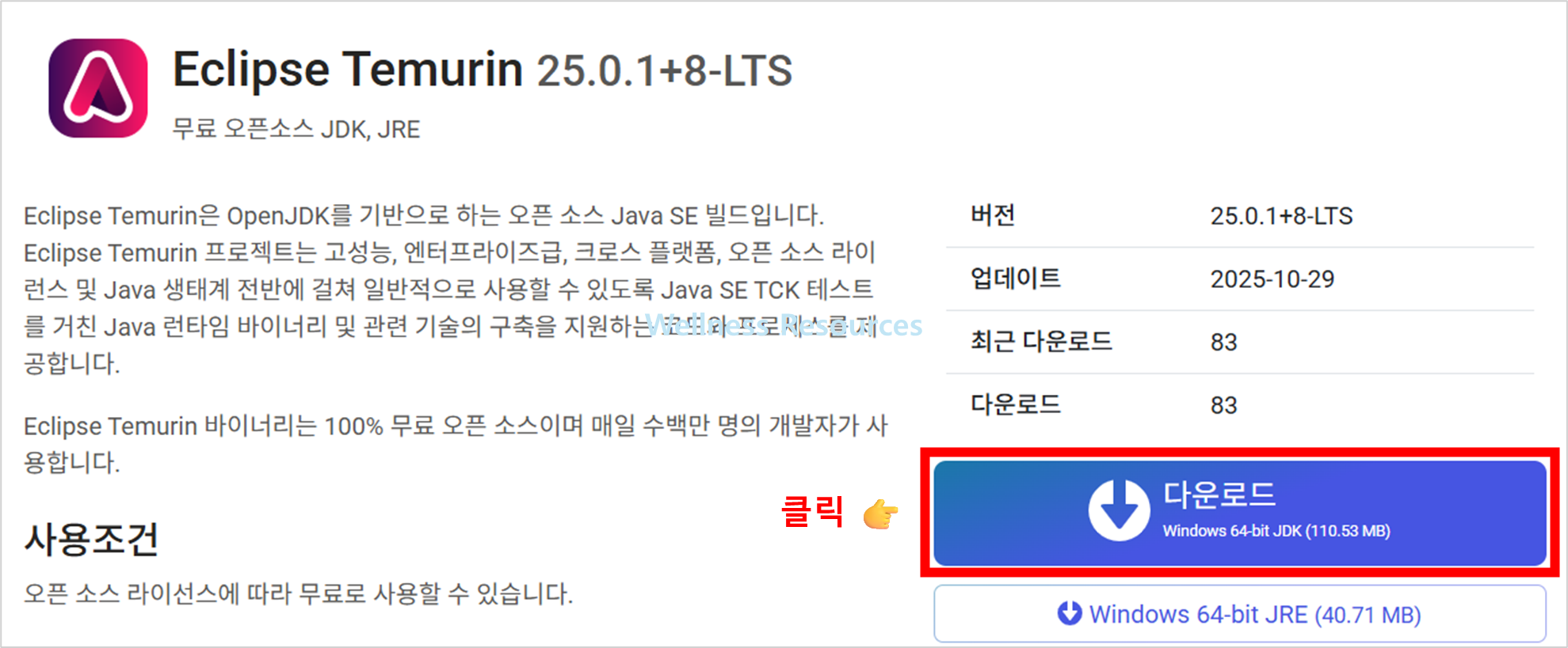 Eclipse Temurin
이클립스 테무린