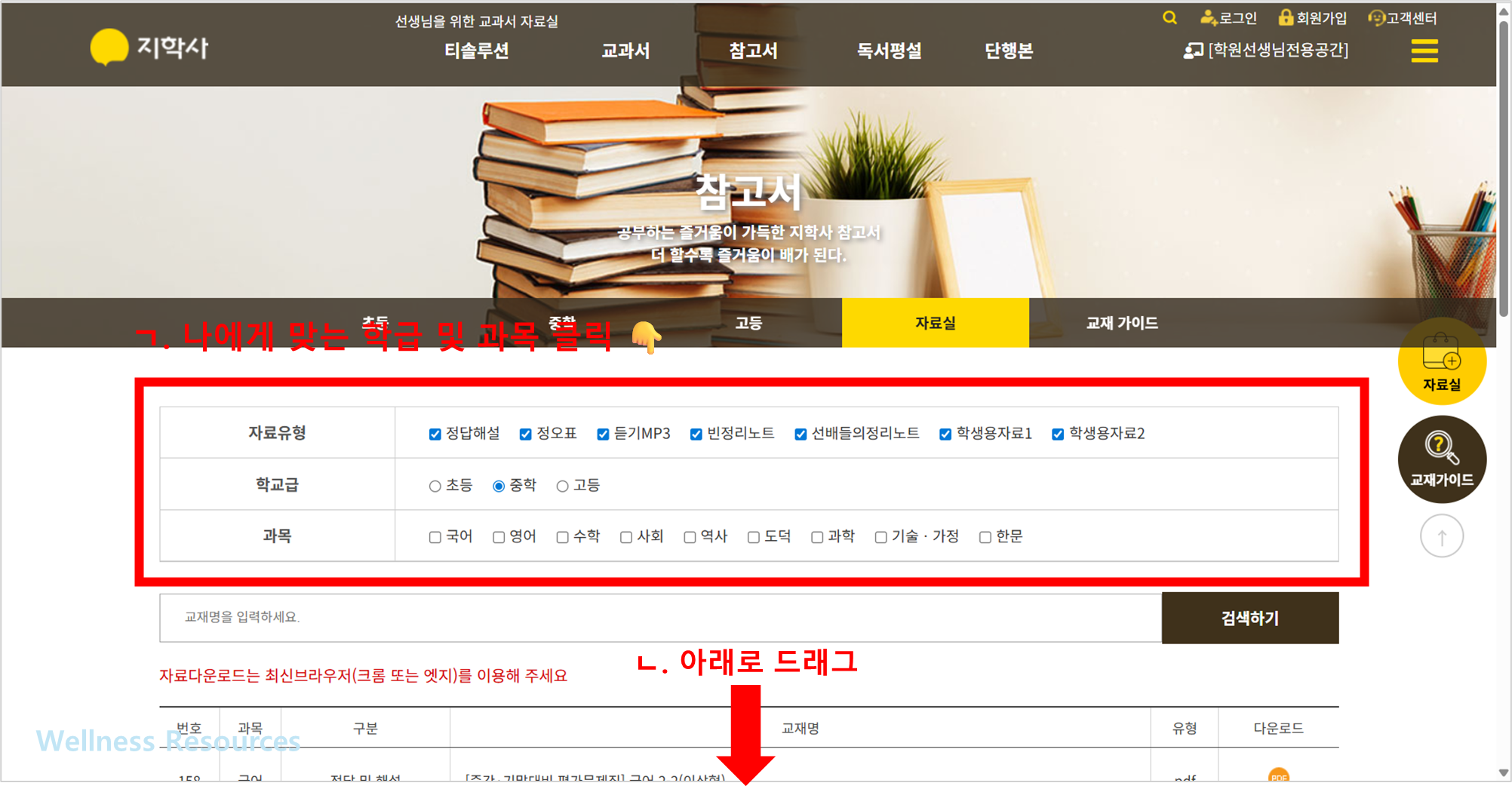 지학사
지학사 자습서
지학사 평가문제집
지학사 참고서