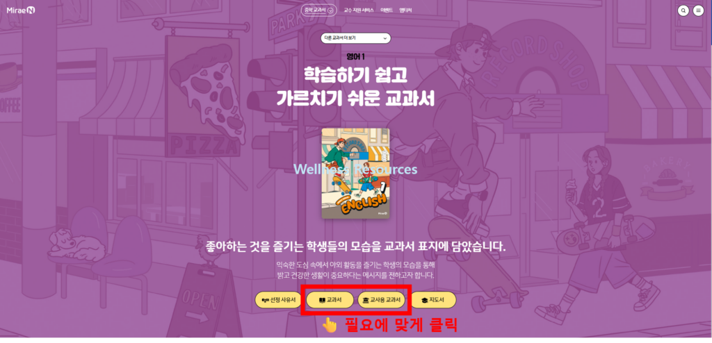 미래엔 중1 영어 교과서 PDF: 홈페이지 URL 바로가기 2 미래엔
영어
교과서
PDF